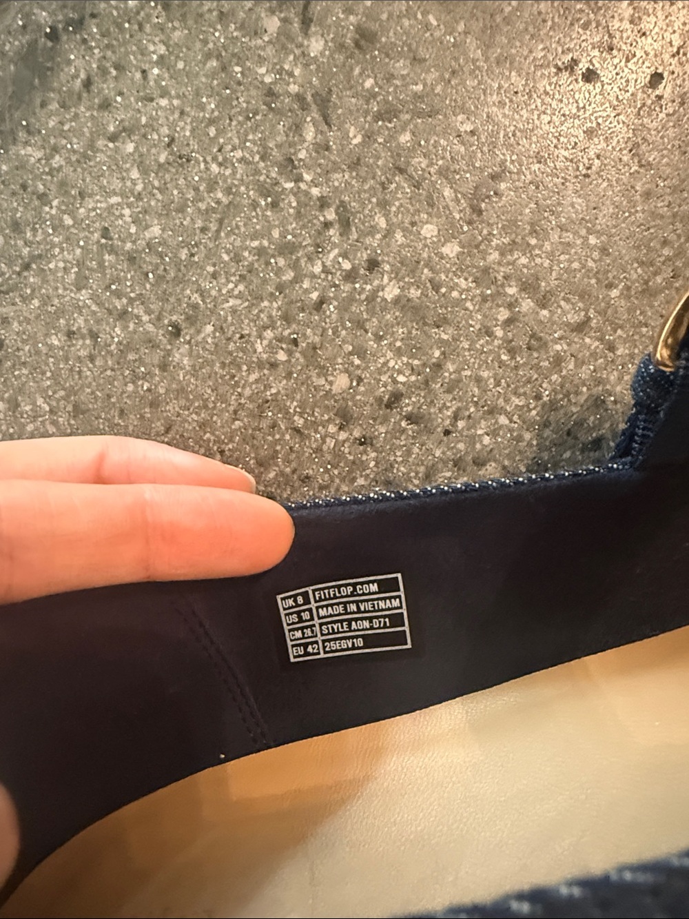 FitFlop Delicato Denim Mary Janes size 10 flats - Picture 5 of 5